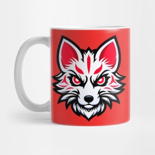 Kitsune, japanese icon, magical fox, aesthetic Mug